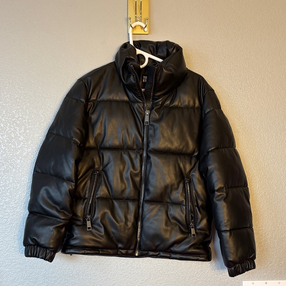 The Kooples Black Textured puffy Jacket